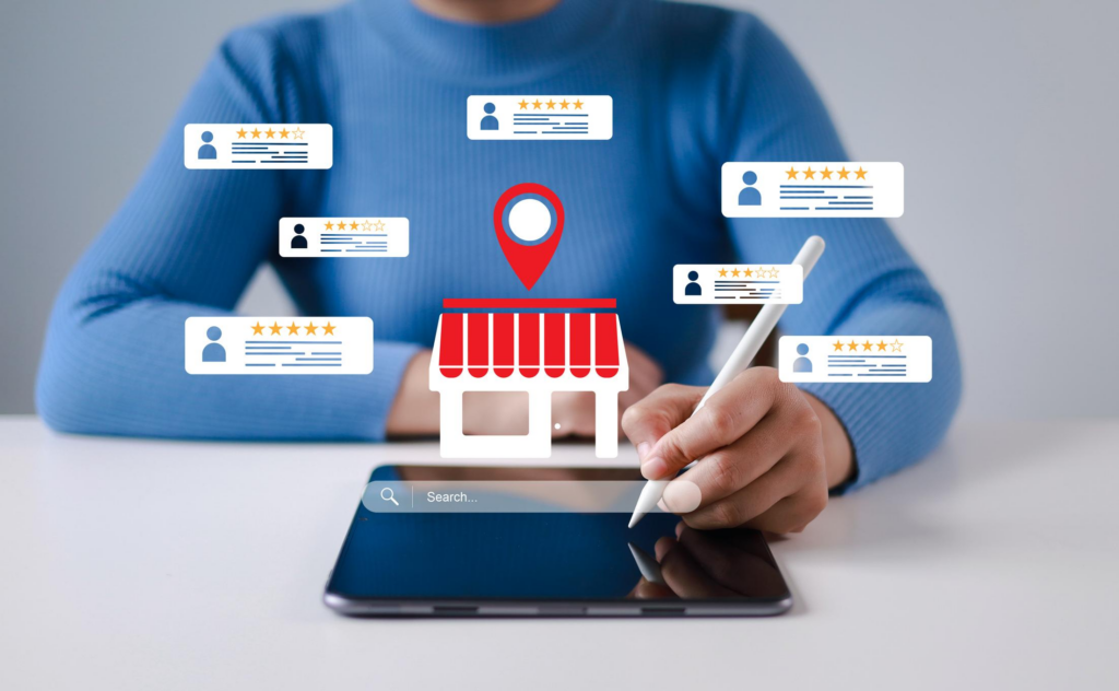 Person searching for nearby rehabilitation and addiction treatment services on a mobile device